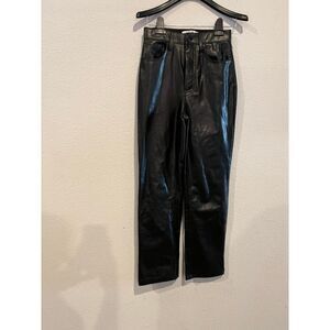 Abercrombie & Fitch Women's Size 25 Straight Ultra High Rise Pants Black